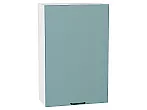 Шкаф верхний с 1-ой дверцей Флэт Grey-green In 2S/Белый 920*600*318