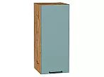 Шкаф верхний с 1-ой дверцей Флэт Grey-green In 2S/Дуб Вотан 716*300*318