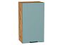Шкаф верхний с 1-ой дверцей Флэт Grey-green In 2S/Дуб Вотан 716*400*318