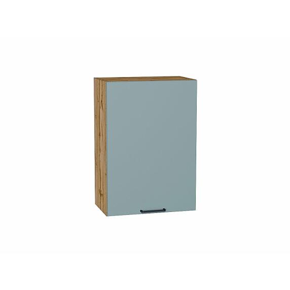Шкаф верхний с 1-ой дверцей Флэт Grey-green In 2S/Дуб Вотан 716*500*318