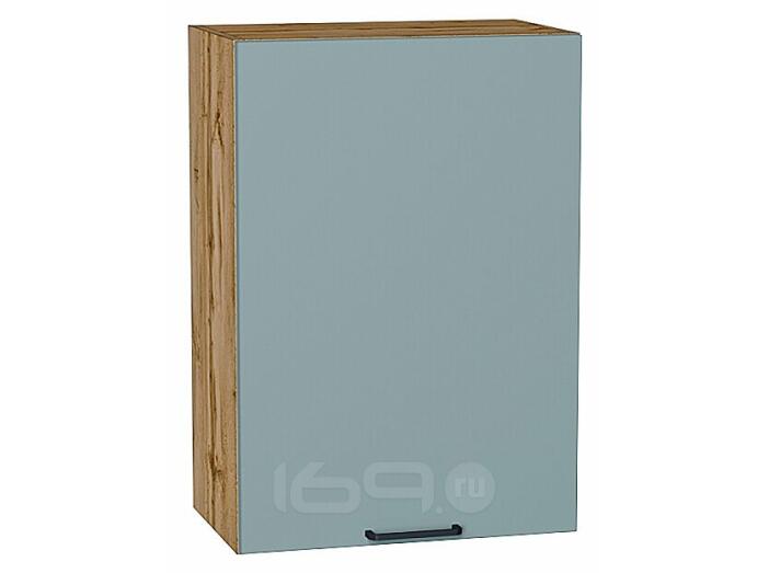 Шкаф верхний с 1-ой дверцей Флэт Grey-green In 2S/Дуб Вотан 716*500*318
