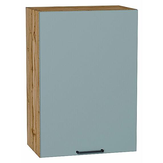 Шкаф верхний с 1-ой дверцей Флэт Grey-green In 2S/Дуб Вотан 716*500*318