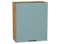 Шкаф верхний с 1-ой дверцей Флэт Grey-green In 2S/Дуб Вотан 716*600*318