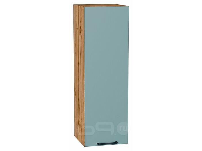 Шкаф верхний с 1-ой дверцей Флэт Grey-green In 2S/Дуб Вотан 920*300*318