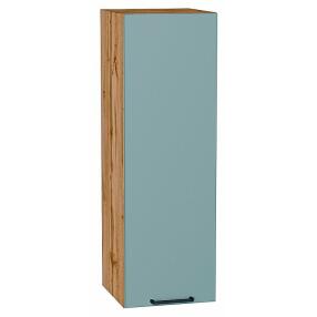 Шкаф верхний с 1-ой дверцей Флэт Grey-green In 2S/Дуб Вотан 920*300*318