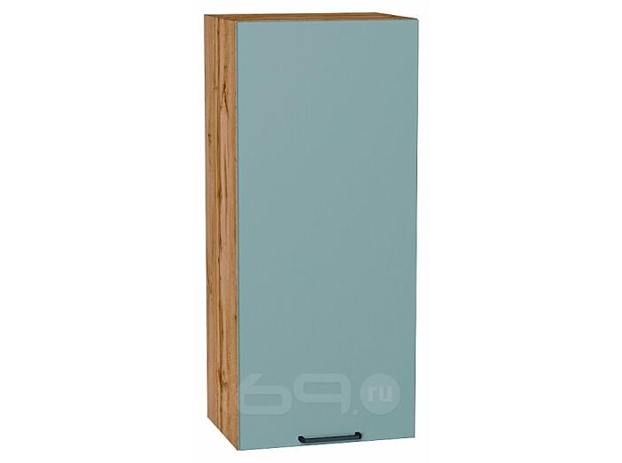 Шкаф верхний с 1-ой дверцей Флэт Grey-green In 2S/Дуб Вотан 920*400*318