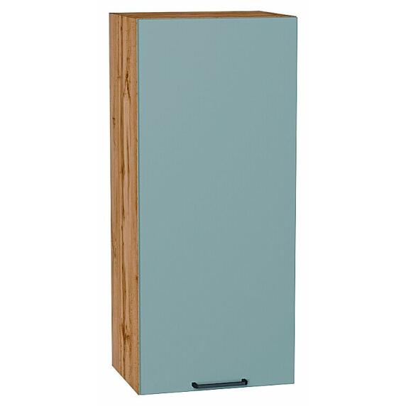 Шкаф верхний с 1-ой дверцей Флэт Grey-green In 2S/Дуб Вотан 920*400*318