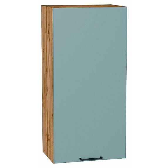 Шкаф верхний с 1-ой дверцей Флэт Grey-green In 2S/Дуб Вотан 920*450*318