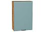 Шкаф верхний с 1-ой дверцей Флэт Grey-green In 2S/Дуб Вотан 920*600*318