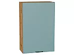 Шкаф верхний с 1-ой дверцей Флэт Grey-green In 2S/Дуб Вотан 920*600*318