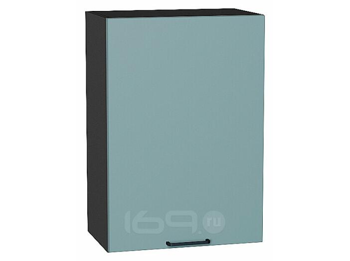 Шкаф верхний с 1-ой дверцей Флэт Grey-green In 2S/Graphite 716*500*318