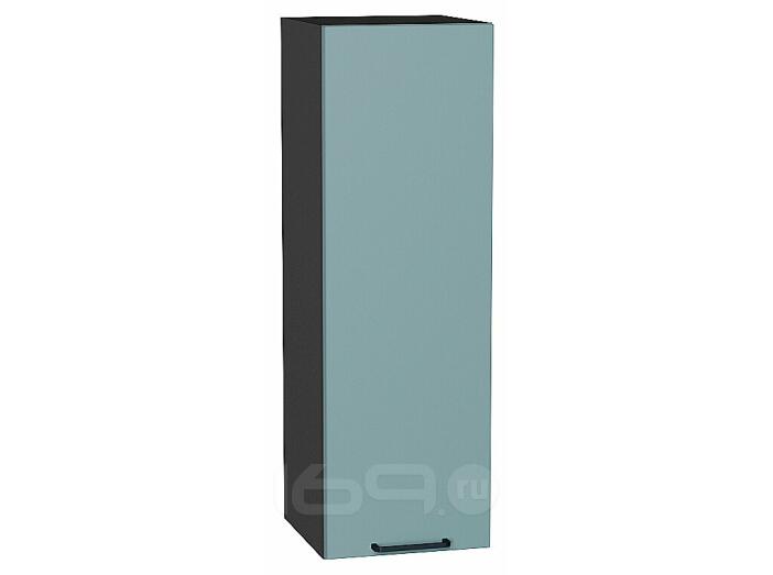 Шкаф верхний с 1-ой дверцей Флэт Grey-green In 2S/Graphite 920*300*318
