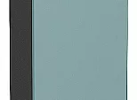 Шкаф верхний с 1-ой дверцей Флэт Grey-green In 2S/Graphite 920*300*318