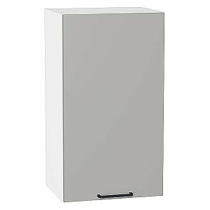 Шкаф верхний с 1-ой дверцей Флэт Light Grey In 2S/Белый 716*400*318