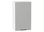 Шкаф верхний с 1-ой дверцей Флэт Light Grey In 2S/Белый 716*400*318