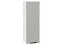 Шкаф верхний с 1-ой дверцей Флэт Light Grey In 2S/Белый 920*300*318