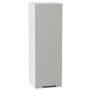Шкаф верхний с 1-ой дверцей Флэт Light Grey In 2S/Белый 920*300*318