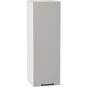 Шкаф верхний с 1-ой дверцей Флэт Light Grey In 2S/Белый 920*300*318