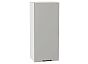 Шкаф верхний с 1-ой дверцей Флэт Light Grey In 2S/Белый 920*400*318
