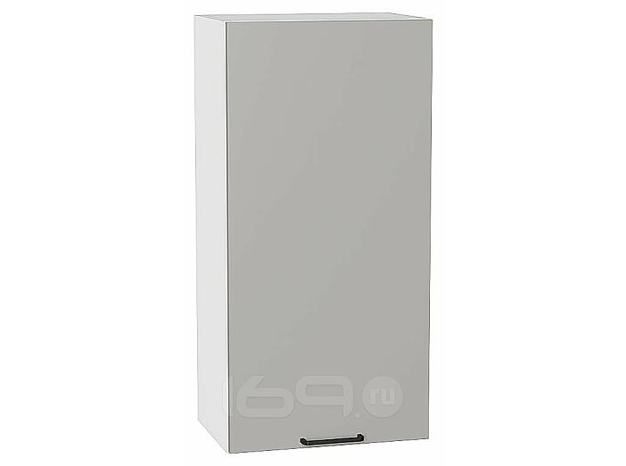 Шкаф верхний с 1-ой дверцей Флэт Light Grey In 2S/Белый 920*450*318