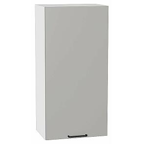 Шкаф верхний с 1-ой дверцей Флэт Light Grey In 2S/Белый 920*450*318