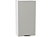 Шкаф верхний с 1-ой дверцей Флэт Light Grey In 2S/Белый 920*450*318
