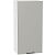 Шкаф верхний с 1-ой дверцей Флэт Light Grey In 2S/Белый 920*450*318