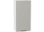 Шкаф верхний с 1-ой дверцей Флэт Light Grey In 2S/Белый 920*450*318