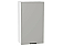 Шкаф верхний с 1-ой дверцей Флэт Light Grey In 2S/Белый 920*500*318