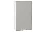Шкаф верхний с 1-ой дверцей Флэт Light Grey In 2S/Белый 920*500*318