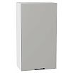 Шкаф верхний с 1-ой дверцей Флэт Light Grey In 2S/Белый 920*500*318