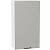 Шкаф верхний с 1-ой дверцей Флэт Light Grey In 2S/Белый 920*500*318