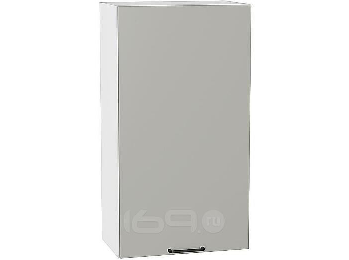 Шкаф верхний с 1-ой дверцей Флэт Light Grey In 2S/Белый 920*500*318