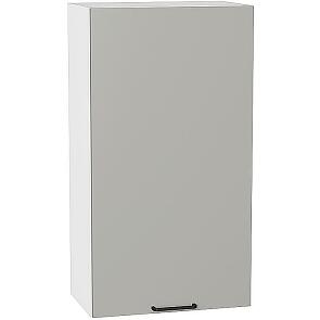 Шкаф верхний с 1-ой дверцей Флэт Light Grey In 2S/Белый 920*500*318