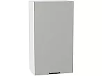 Шкаф верхний с 1-ой дверцей Флэт Light Grey In 2S/Белый 920*500*318