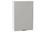 Шкаф верхний с 1-ой дверцей Флэт Light Grey In 2S/Белый 920*600*318