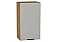 Шкаф верхний с 1-ой дверцей Флэт Light Grey In 2S/Дуб Вотан 716*400*318