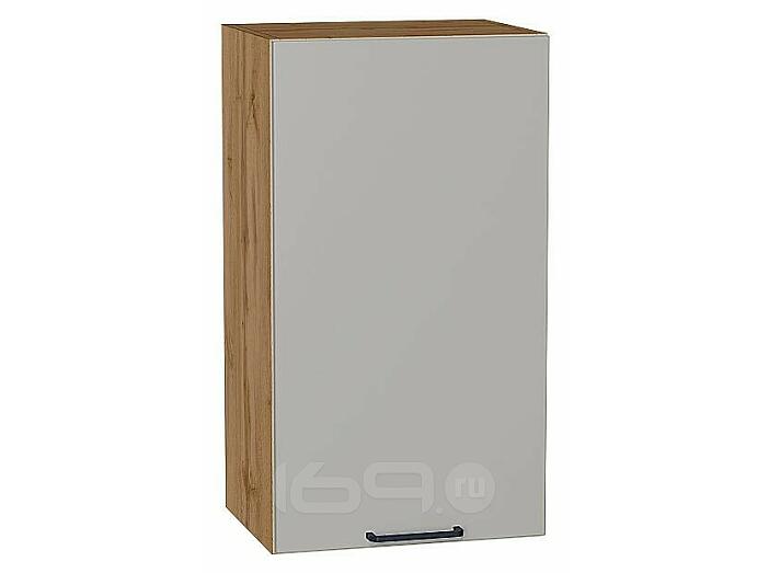 Шкаф верхний с 1-ой дверцей Флэт Light Grey In 2S/Дуб Вотан 716*400*318