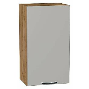 Шкаф верхний с 1-ой дверцей Флэт Light Grey In 2S/Дуб Вотан 716*400*318