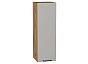 Шкаф верхний с 1-ой дверцей Флэт Light Grey In 2S/Дуб Вотан 920*300*318