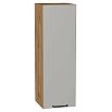 Шкаф верхний с 1-ой дверцей Флэт Light Grey In 2S/Дуб Вотан 920*300*318