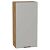 Шкаф верхний с 1-ой дверцей Флэт Light Grey In 2S/Дуб Вотан 920*450*318