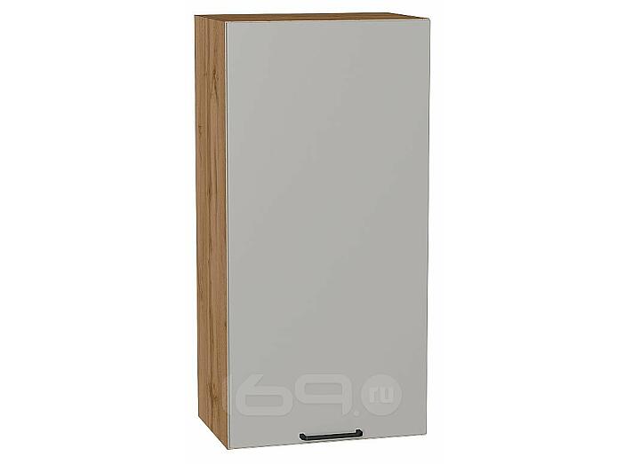 Шкаф верхний с 1-ой дверцей Флэт Light Grey In 2S/Дуб Вотан 920*450*318