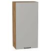 Шкаф верхний с 1-ой дверцей Флэт Light Grey In 2S/Дуб Вотан 920*450*318
