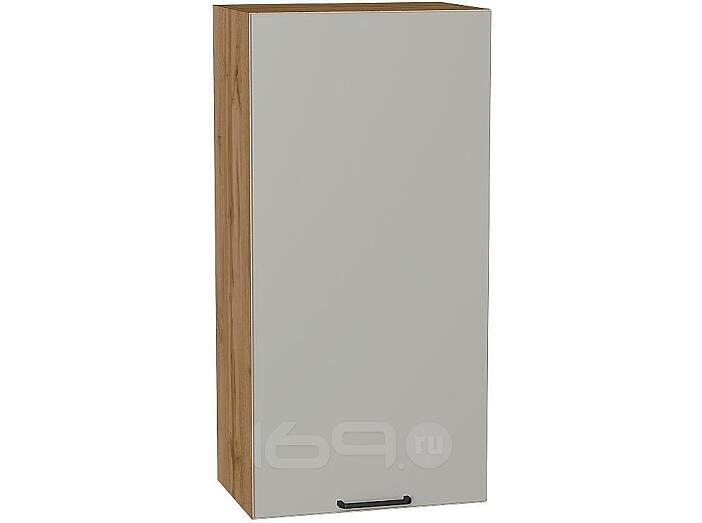 Шкаф верхний с 1-ой дверцей Флэт Light Grey In 2S/Дуб Вотан 920*450*318