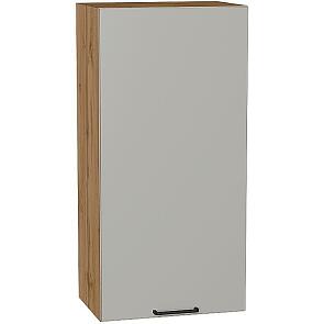 Шкаф верхний с 1-ой дверцей Флэт Light Grey In 2S/Дуб Вотан 920*450*318