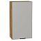 Шкаф верхний с 1-ой дверцей Флэт Light Grey In 2S/Дуб Вотан 920*500*318