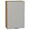 Шкаф верхний с 1-ой дверцей Флэт Light Grey In 2S/Дуб Вотан 920*600*318