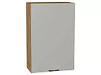 Шкаф верхний с 1-ой дверцей Флэт Light Grey In 2S/Дуб Вотан 920*600*318