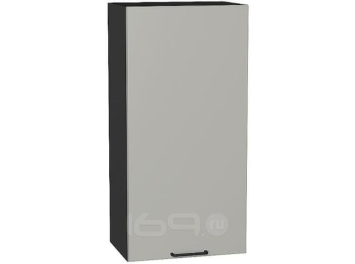 Шкаф верхний с 1-ой дверцей Флэт Light Grey In 2S/Graphite 920*450*318